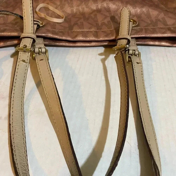 Michael kors bronze canvas hobo handbag - Picture 16 of 16